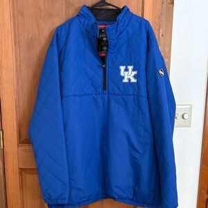 Men's Blue Quilted Pullover by Colosseum